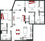 Floorplan graphic